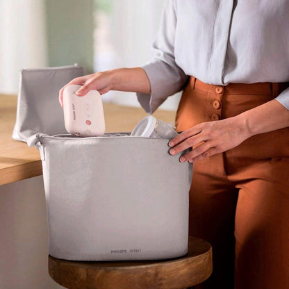 PHILIPS AVENT SCF397/11electric double breast pumpcolour pinkdimensions approx. 10 x 20 x 27 cmweight approx
