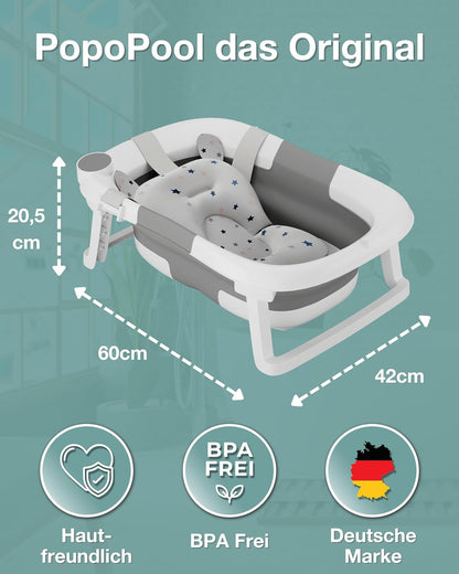 Lunora PopoPool foldable bathtub with cushion