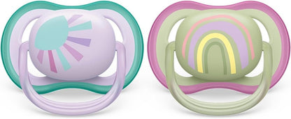PHILIPS AVENT Ultra Air pacifiers x 2, 0–6 months