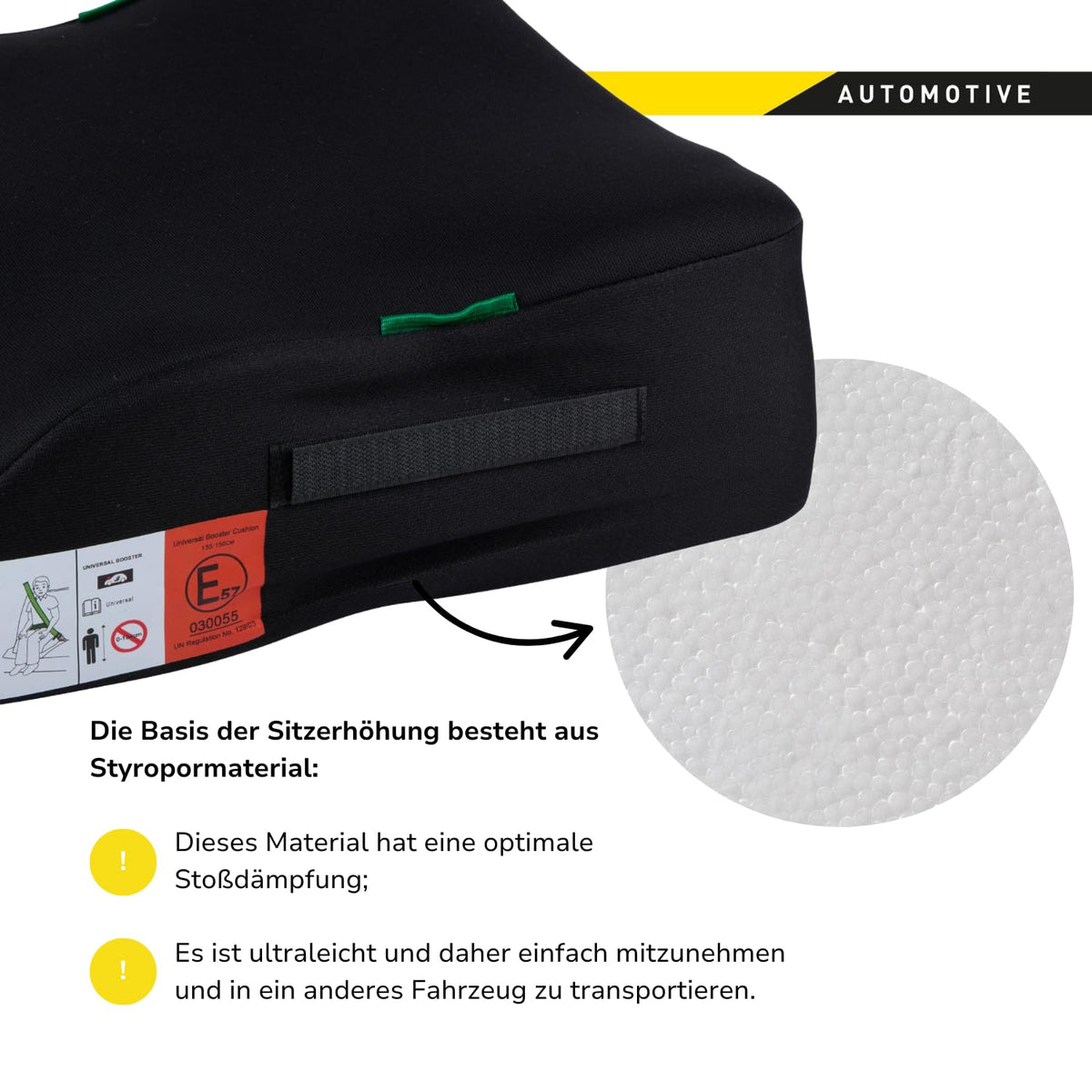 DUNLOP Car Booster car booster seat for children 135–150 cm tall