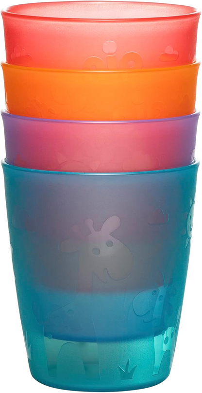 NIP hrníček na učení pití 250 ml 4 kusy 12 m+