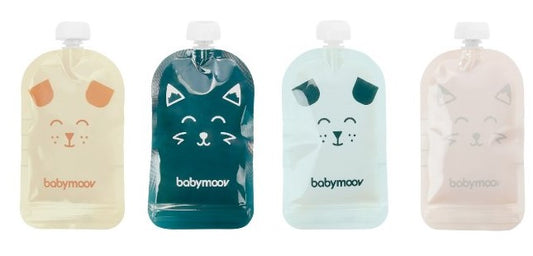 BABYMOOV ISY saszetki tubki na przeciery musy 20szt. zestaw 20 wielorazowych tubek 150 ml dla dzieci