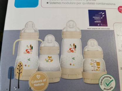 MAM Easy Start Anti-Colic beige color - pattern as in the second photo