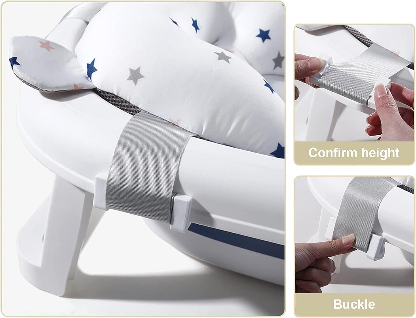 GLENMORE foldable bathtub with drain + INSERT