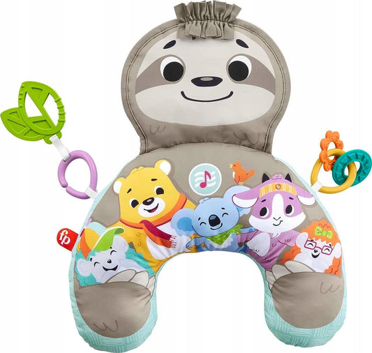 FISHER-PRICE pernă de joacă pentru stat pe burtică LENIVEC vibrații + muzică