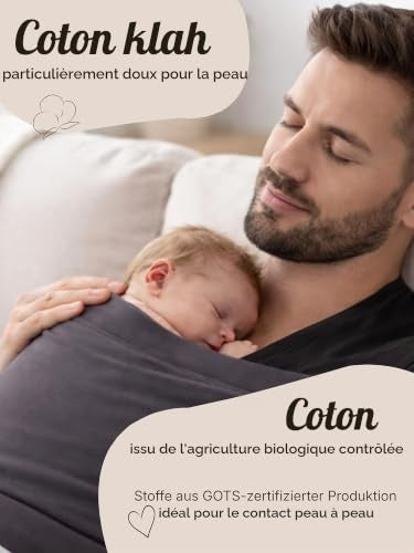 HOPPEDIZ Baby Bonding Top pro klokánkování antracitová M