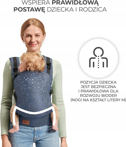 KINDERKRAFT NINO Confetti soft baby carrier