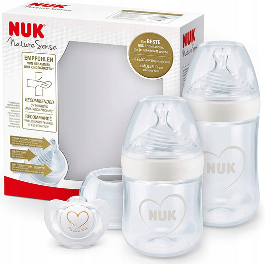 NUK Nature Sense set de biberons 260,150ml + tétine