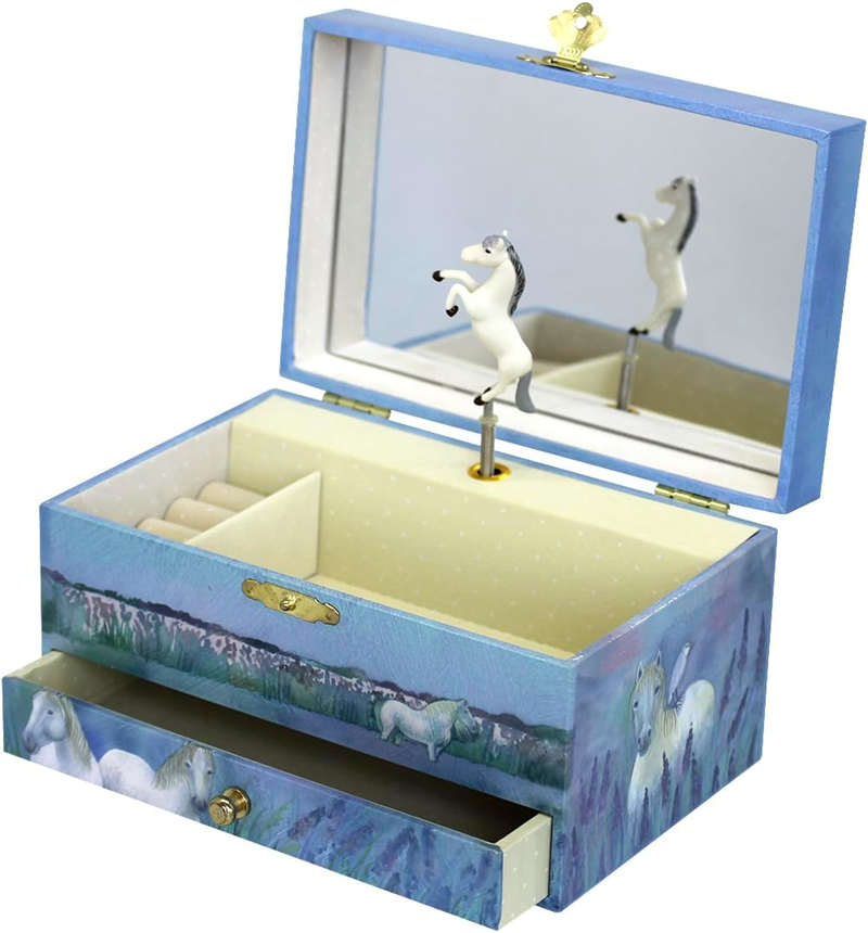 TROUSSELIER Camargue Horse winding music box
