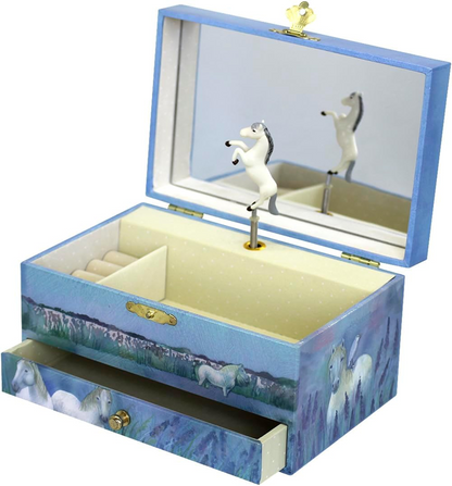 TROUSSELIER Camargue Horse winding music box