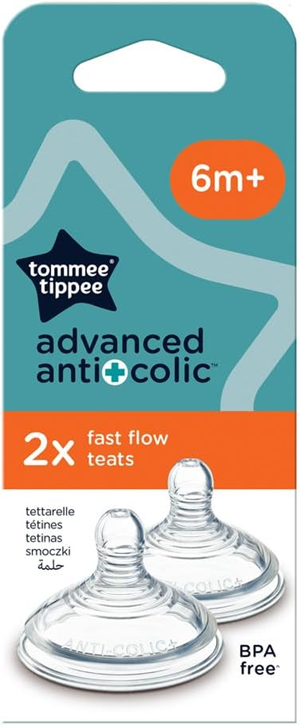 TOMMEE TIPPEE dudlíky 6m+ x2 ADVANCED ANTI-COLIC
