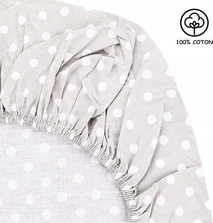 LOVELY HIPPO fitted sheet x2 + waterproof mattress protector for Next2Me 83X50