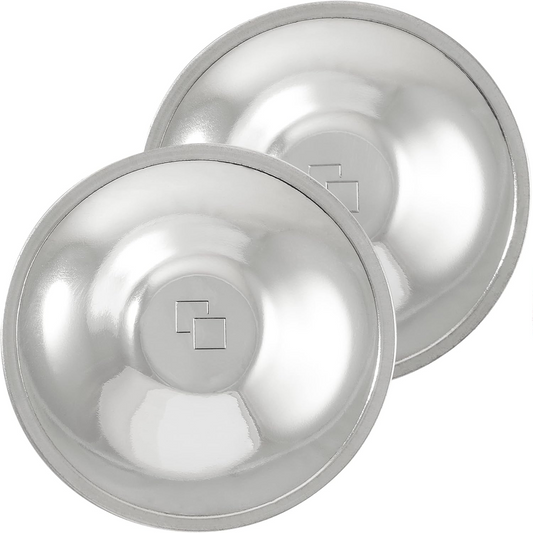 SILVER CUPS zilveren tepelbeschermers XL