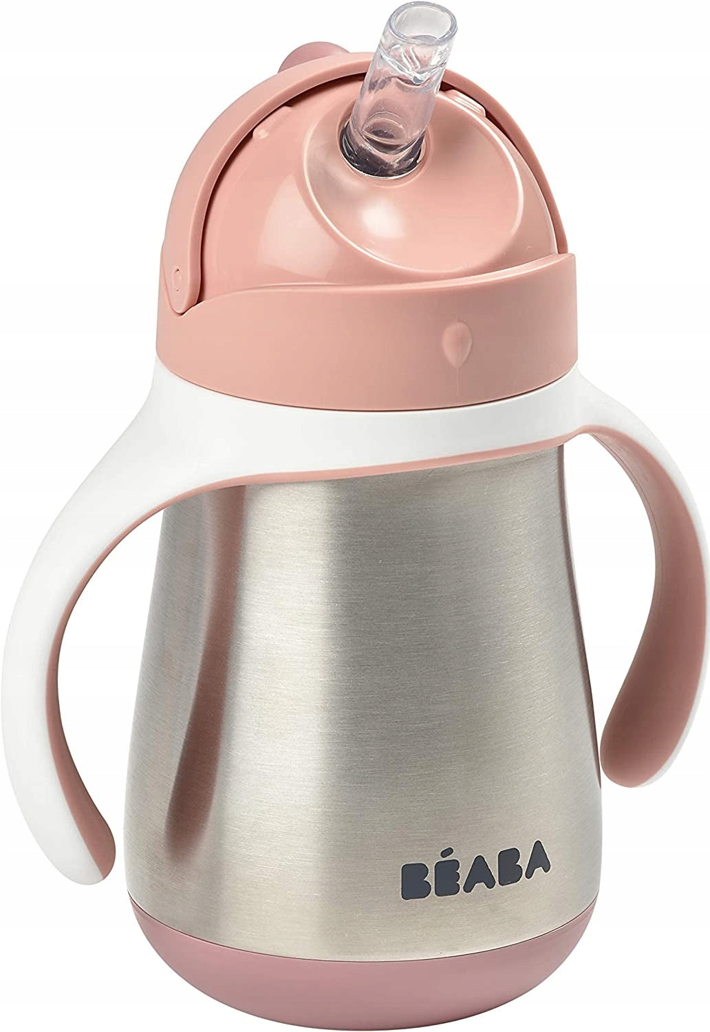 BEABA stainless steel spill-proof straw cup 250 ml