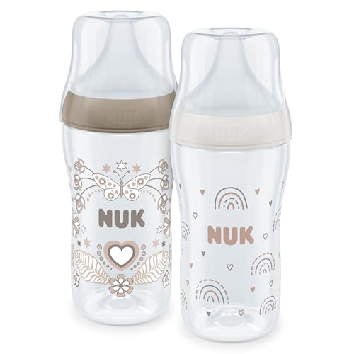 NUK Perfect Match baby bottle 3m+ 260ml x2