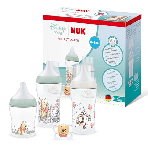 NUK Perfect Match anti-colic bottle set 0+ 4 pieces DISNEY