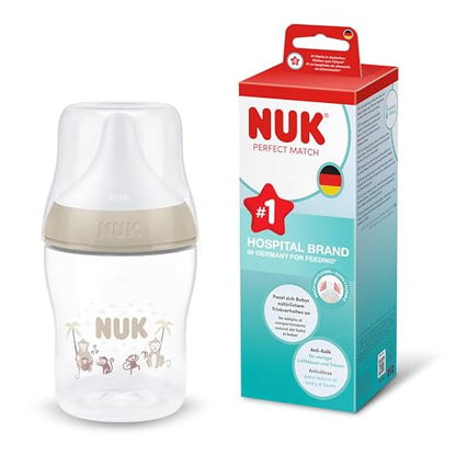 NUK Perfect Match anti-colic bottle 150 ml from 0 months Monkey – product image 2