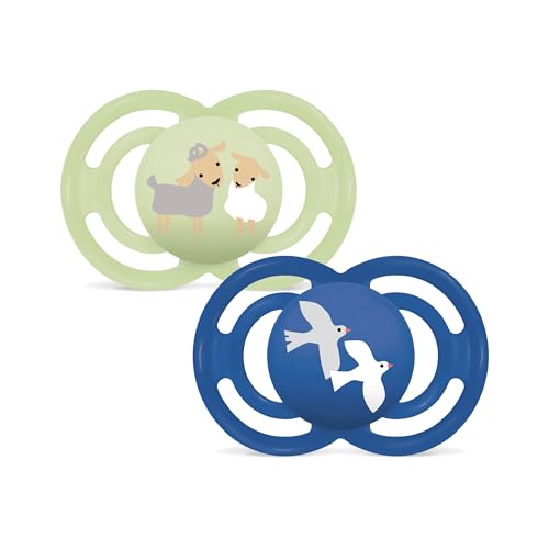 MAM Perfect silicone pacifier 6–16 months x2