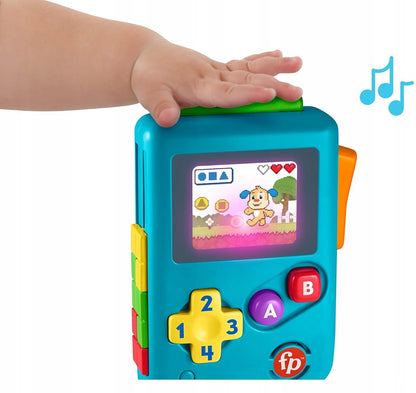 FISHER-PRICE Lil Gamer interaktiv retro konsol J. TYSK