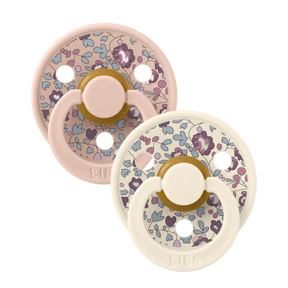 BIBS Eloise Blush Mix kulaté dudlíky x2 6 18m