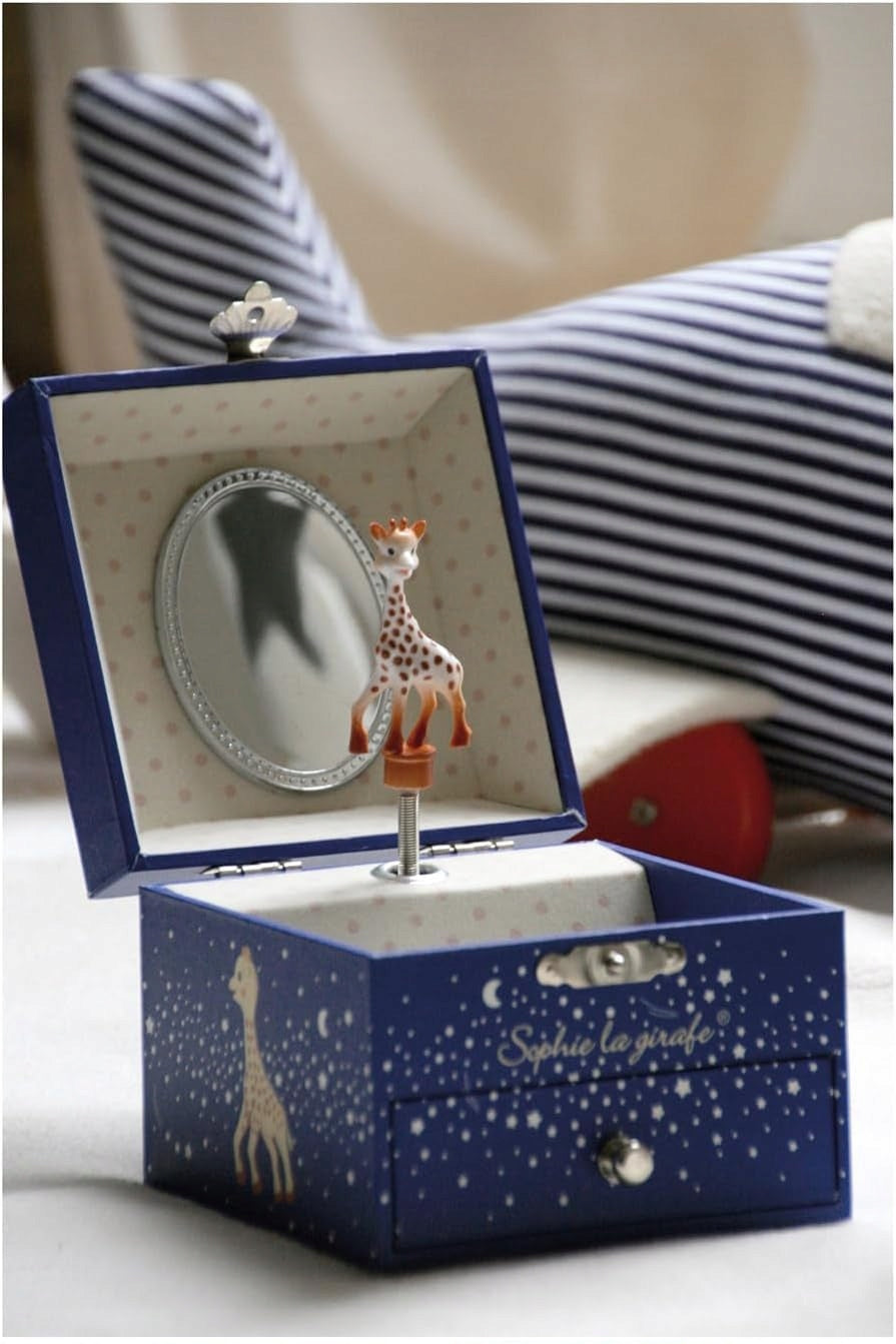TROUSSELIER wind-up glow-in-the-dark music box SOPHIE LA GIRAFE
