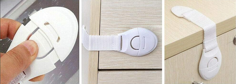 JZKcabinet and drawer protectionSet contains 1 piececolour whitedimensions 2.5 x 19.8 cmmaterials