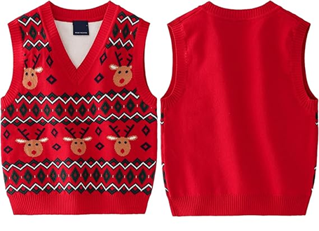 TOTAMMYchildren's sleeveless topage 4-5 lheight 120 cmjumper width 32.5 cm, length 43 cmcolour red with