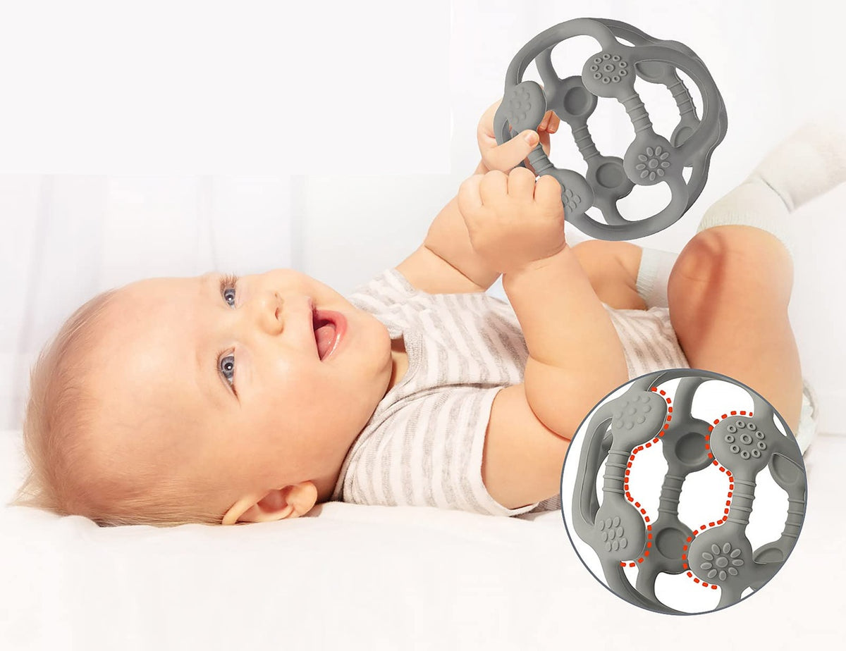 MCGMITT Teether Ball silikonové kousátko 10 cm
