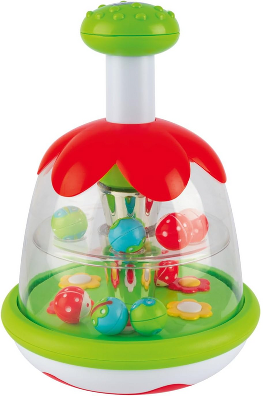 CHICCO Rainbow Spinner spinner with a meadow motif