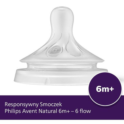 Philips Avent Natural Response dudlík do lahve průtok 6