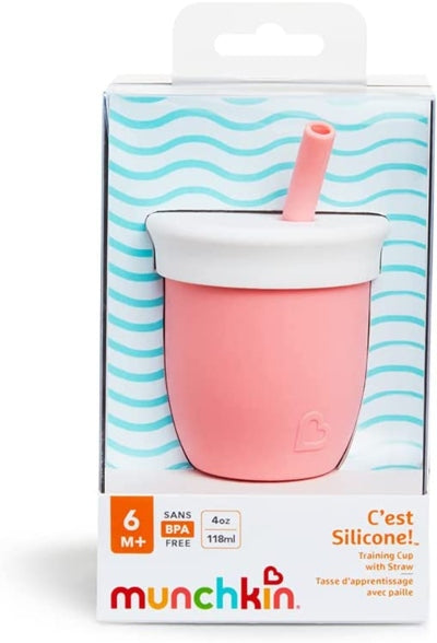 MUNCHKIN C'est Silicone! cană cu pai, 6 luni+, 120 ml
