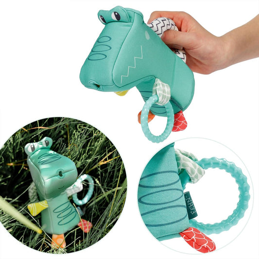 FEHN Plansch & Play krokodil gieter badspeelgoed 10 x 16 cm