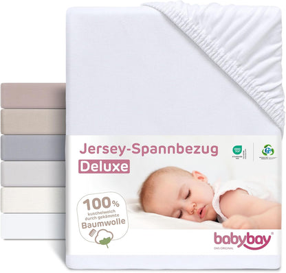 BABYBAY prostěradlo s gumou do Boxspring XXL 105x57,5cm