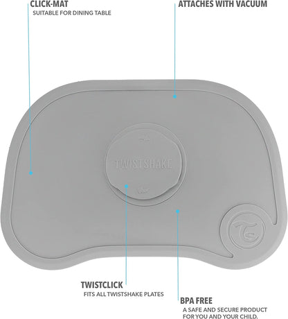 TWISTSHAKE CLICK MAT placemat with plate, 6 months+