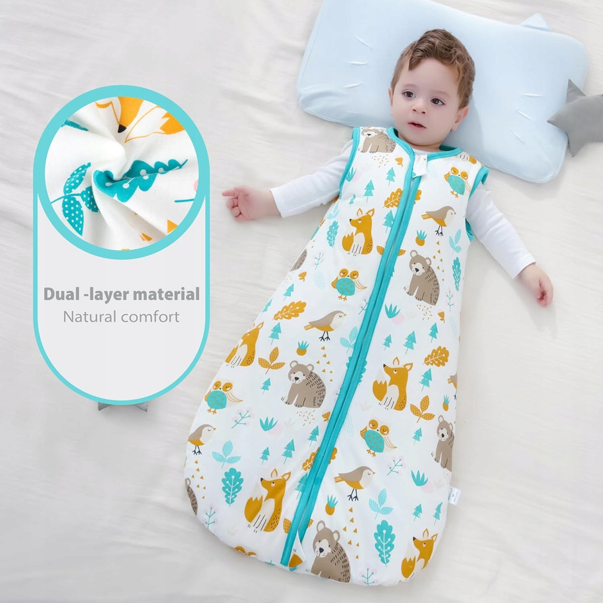 MOSEBEARS spací pytel 2,5TOG 12-18 měsíců
