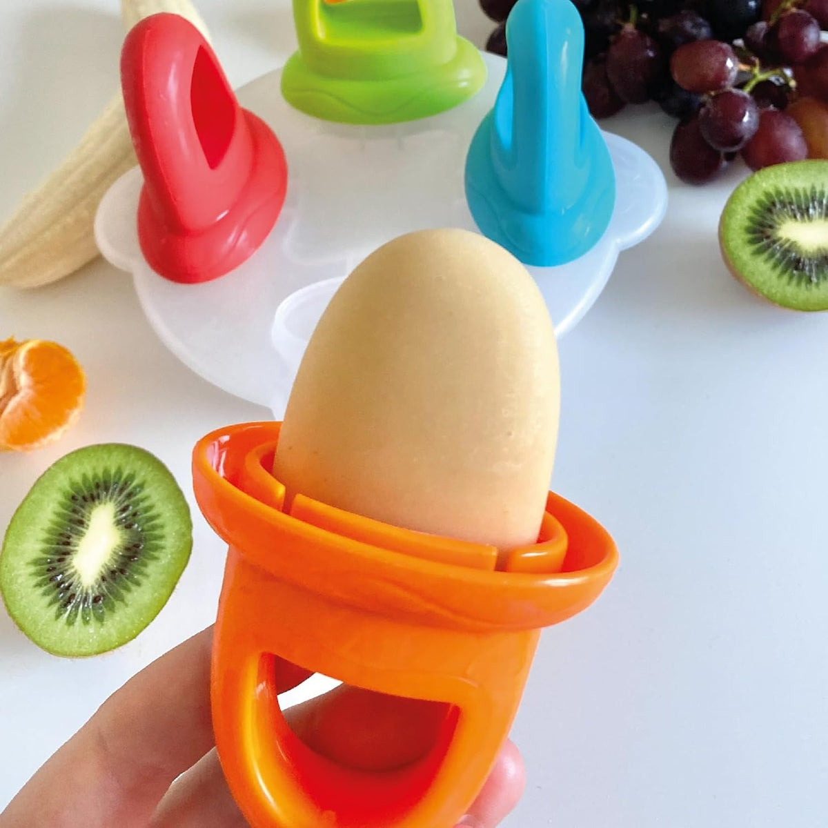 NUBY forma na nanuky ve tvaru dudlíku 4 kusy + tác do mrazáku
