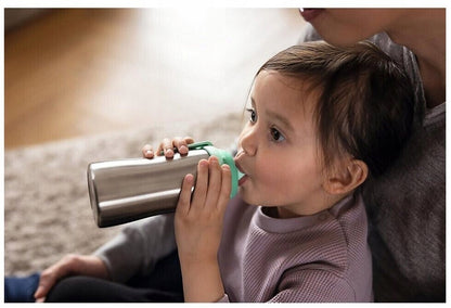 NUK Junior Cup LÁHEV Z NEREZOVÉ OCELI náustek push-pull 215 ml