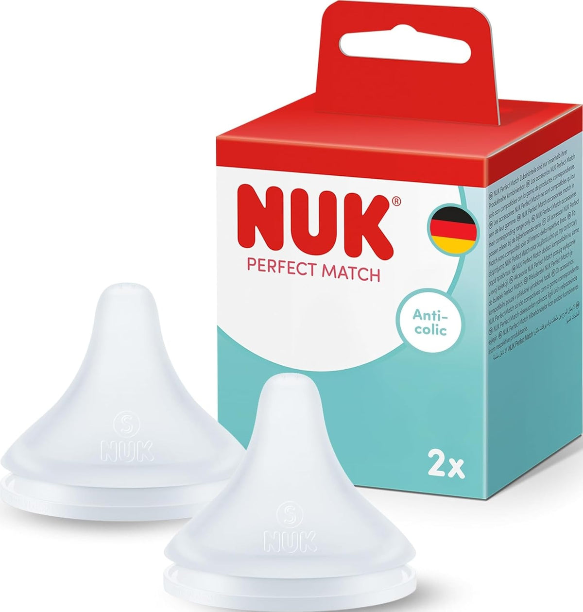 NUK Perfect Match teat 6m+ x2