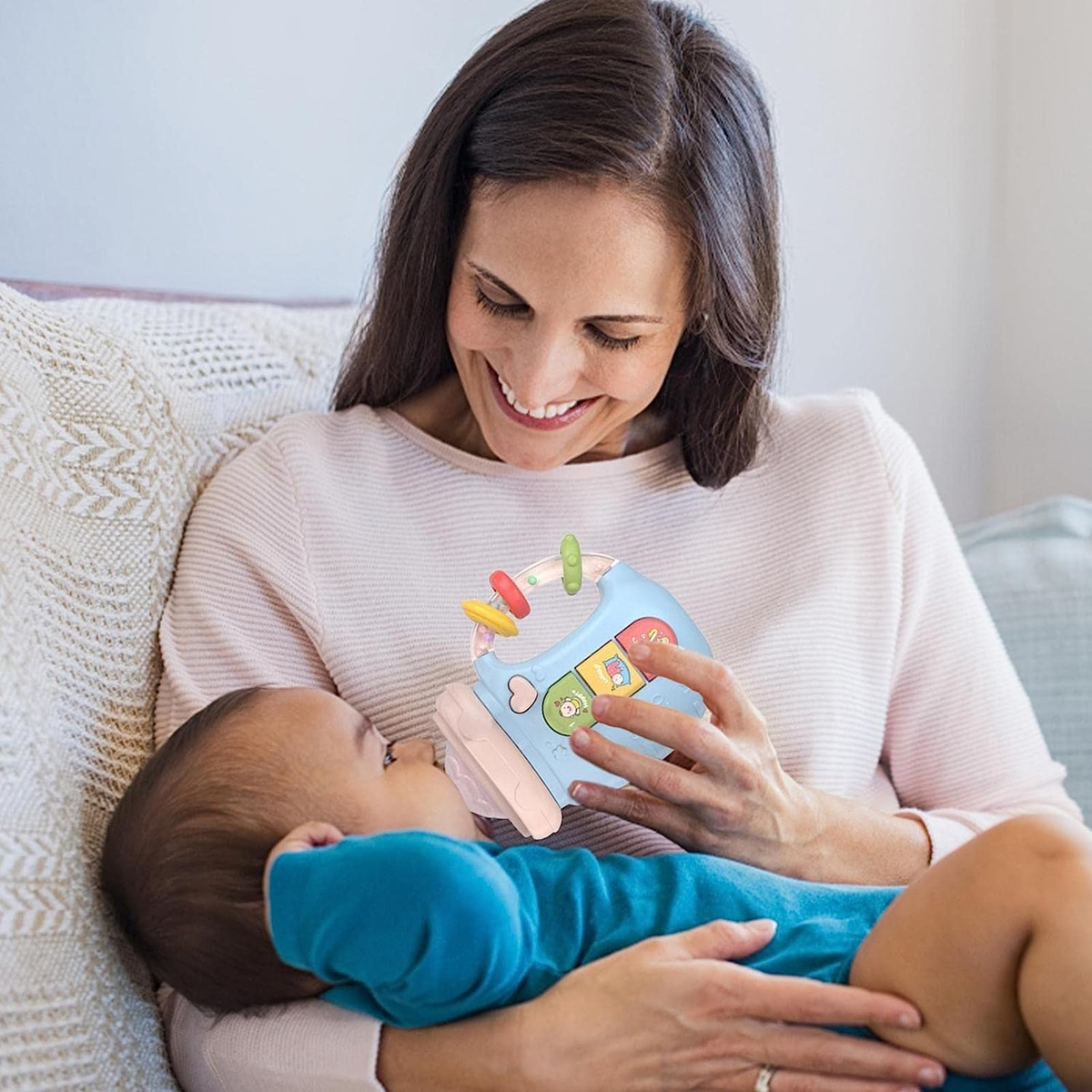 BAMBEBE bottle sensory toy, teether, rattle