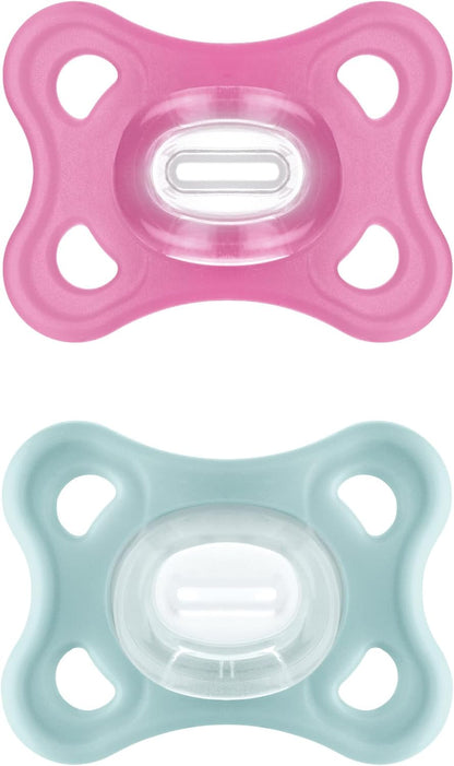 MAM Comfort silikonový dudlík x2 3–12 m