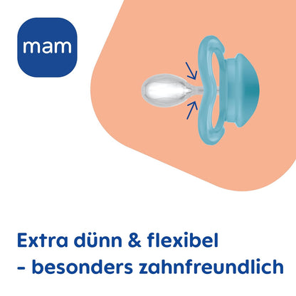 MAM Supreme silicone pacifier x2 6–16m – product image 3