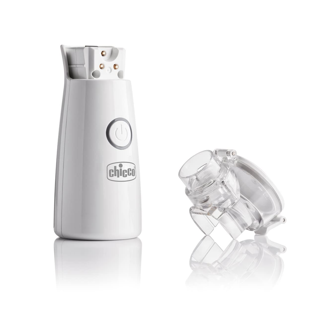 CHICCO EasyBreath Air Mesh kapesní nebulizér 12,5 cm + pouzdro