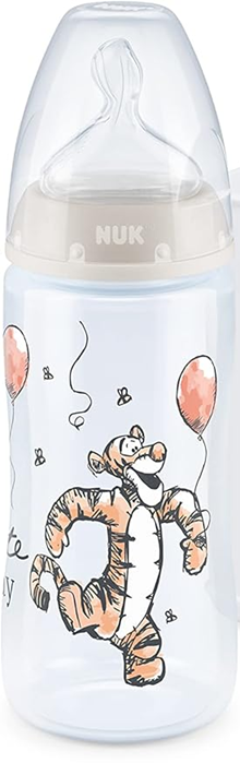 NUK First Choice+ 0-6 m LAHEV 300 ml ukazatel teploty TYGRÍK
