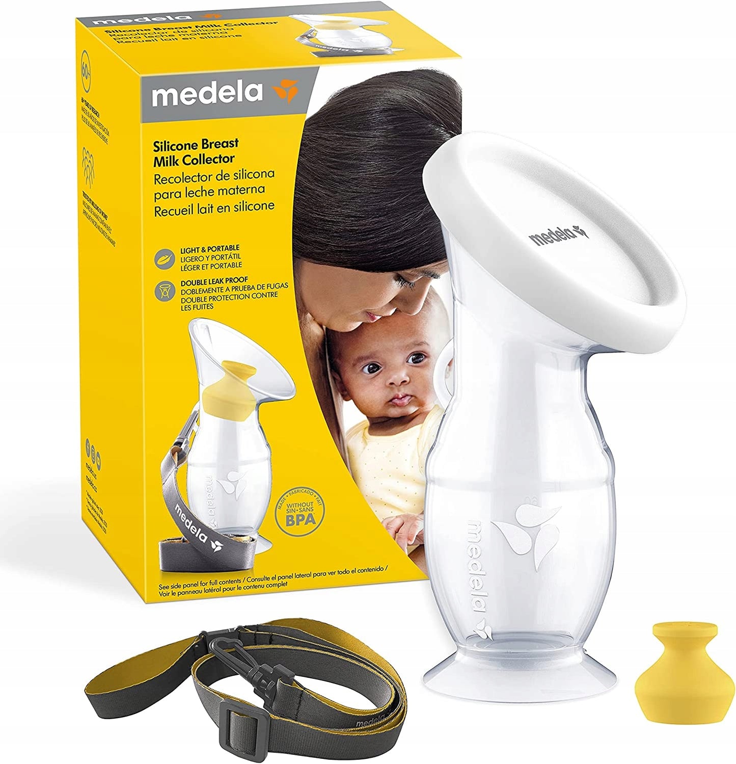 MEDELA silicone milk collector