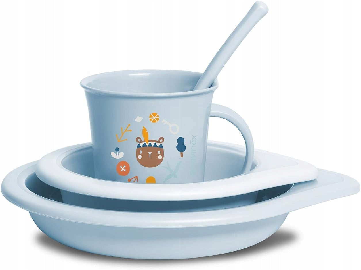 SUAVINEX dishware set - plate, plate, cup