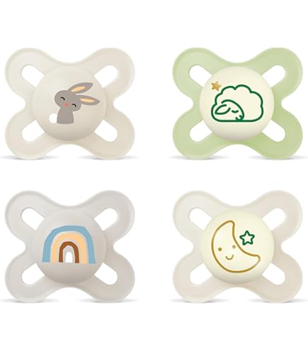 MAM Original Start Day&Night 0–2m x4 luminous pacifiers