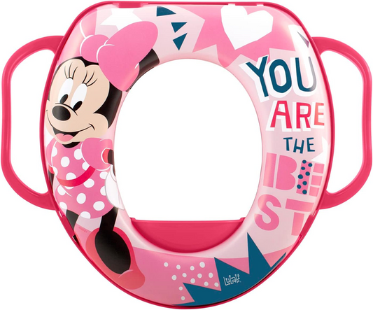 LULABI Minnie Mouse měkká redukce na WC s úchyty 12 m+