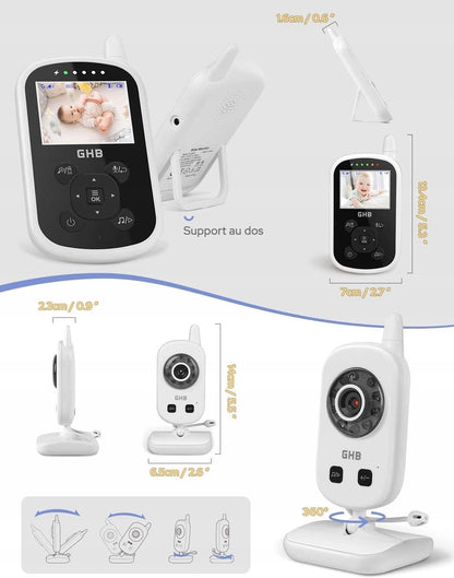 GHB UU24 digital electronic nanny 2.4"
