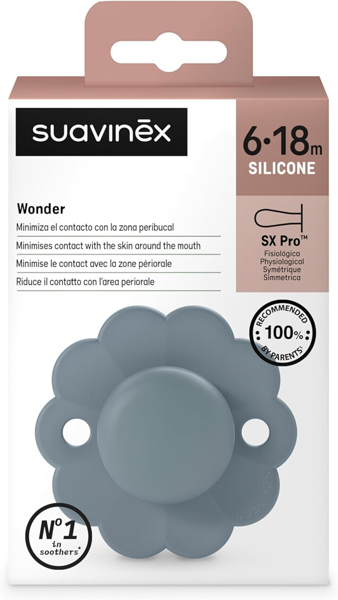 SUAVINEX Wonder uklidňující dudlík 6-18 měsíců silikon SX PRO