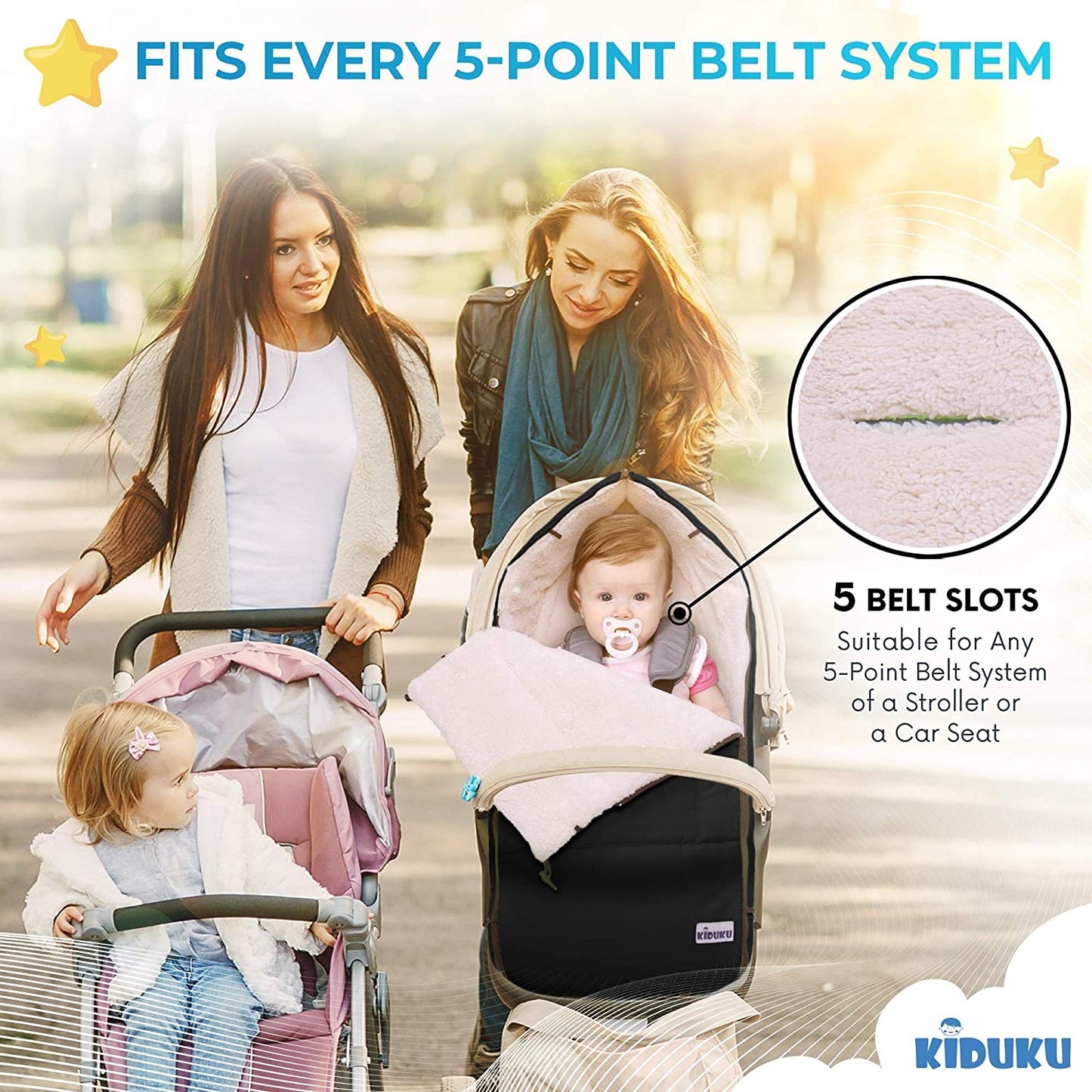 AMO NENES universal footmuff, sleeping bag